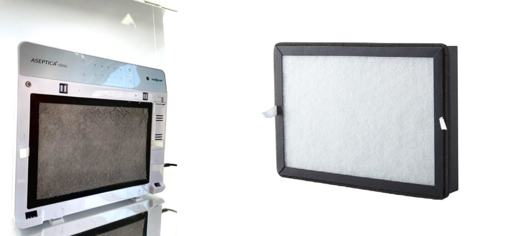 Efekt pracy oczyszczacza powietrza po 4 miesiącach użytkowania